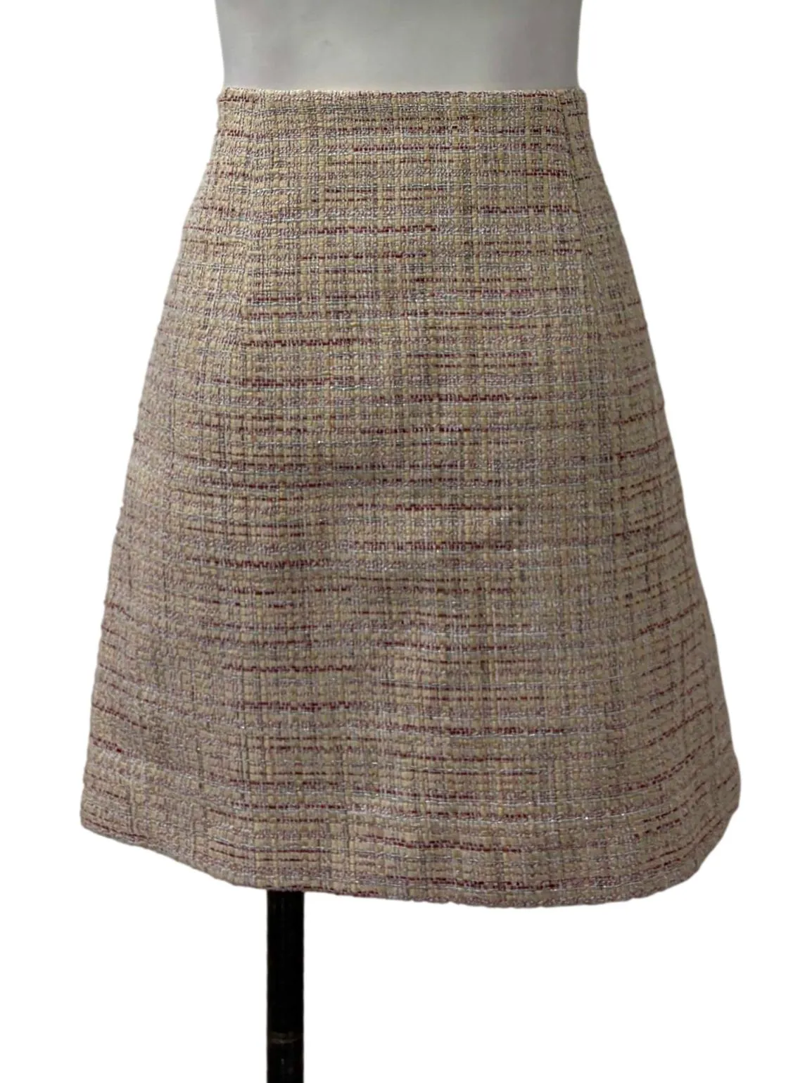 Tweed A-Line Skirt