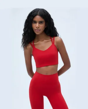 Ultimate Double Strap Moulded Bra - Classic Red