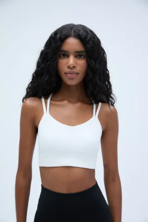 Ultimate Double Strap Moulded Bra - White
