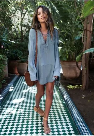 Vacation Blues Dress