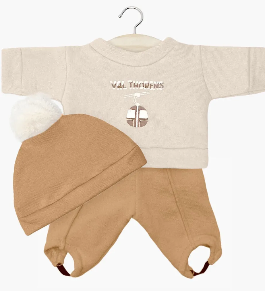 Val Thorens 3Pc Set - Linen/Brown Sugar