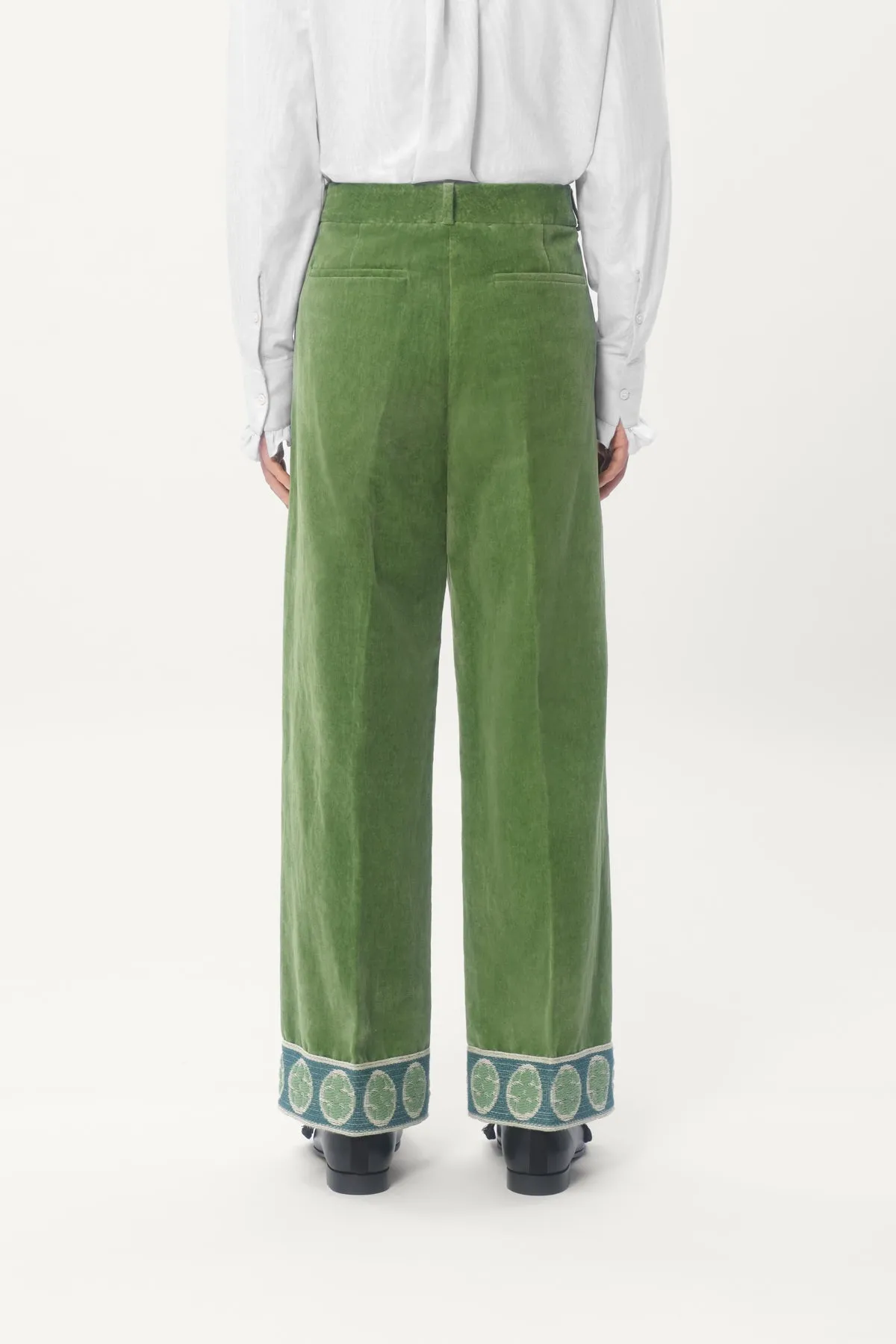VALENTINO | WASHED VELVET PANTS