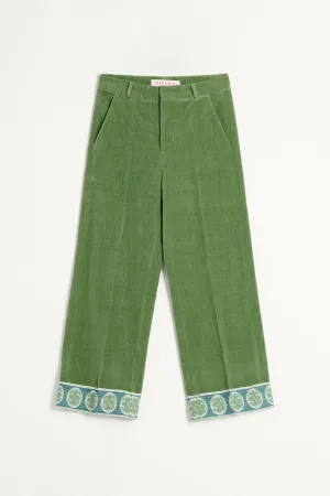 VALENTINO | WASHED VELVET PANTS