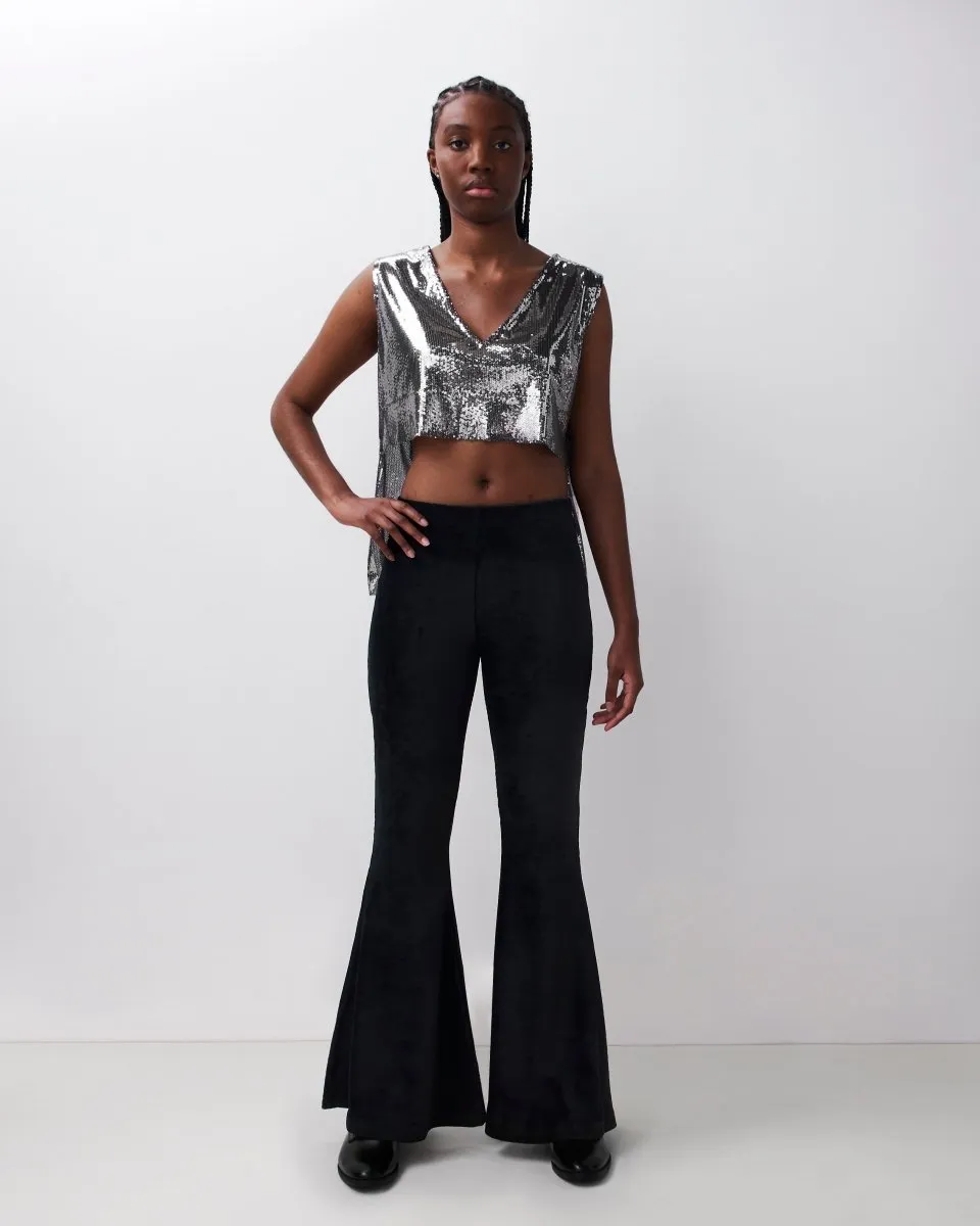 Velour Wide leggings