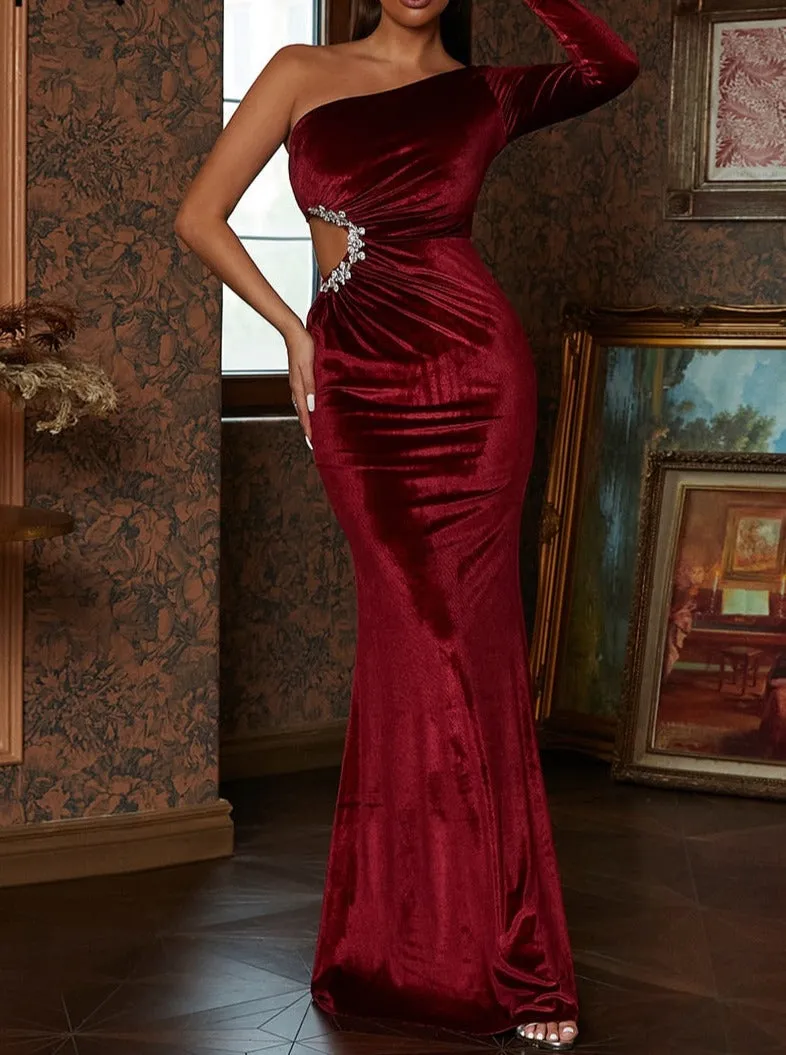 Velvet Evening Dress