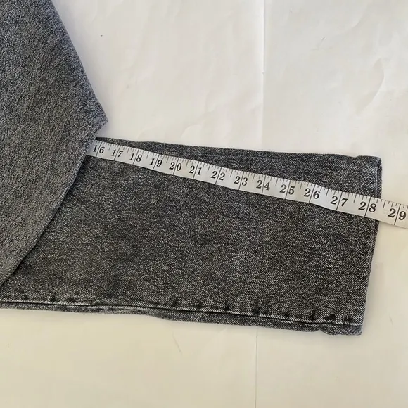 Vintage  Levi’s 501 black acid wash Y2K button fly high waisted jeans size 13 J