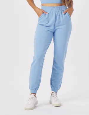 Vintage Oversized Jogger: Ice Blue