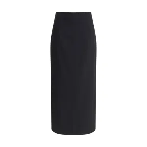 Virgin Wool Midi Skirt