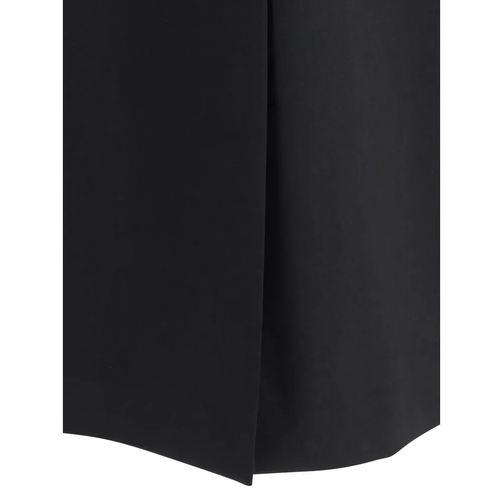 Virgin Wool Midi Skirt