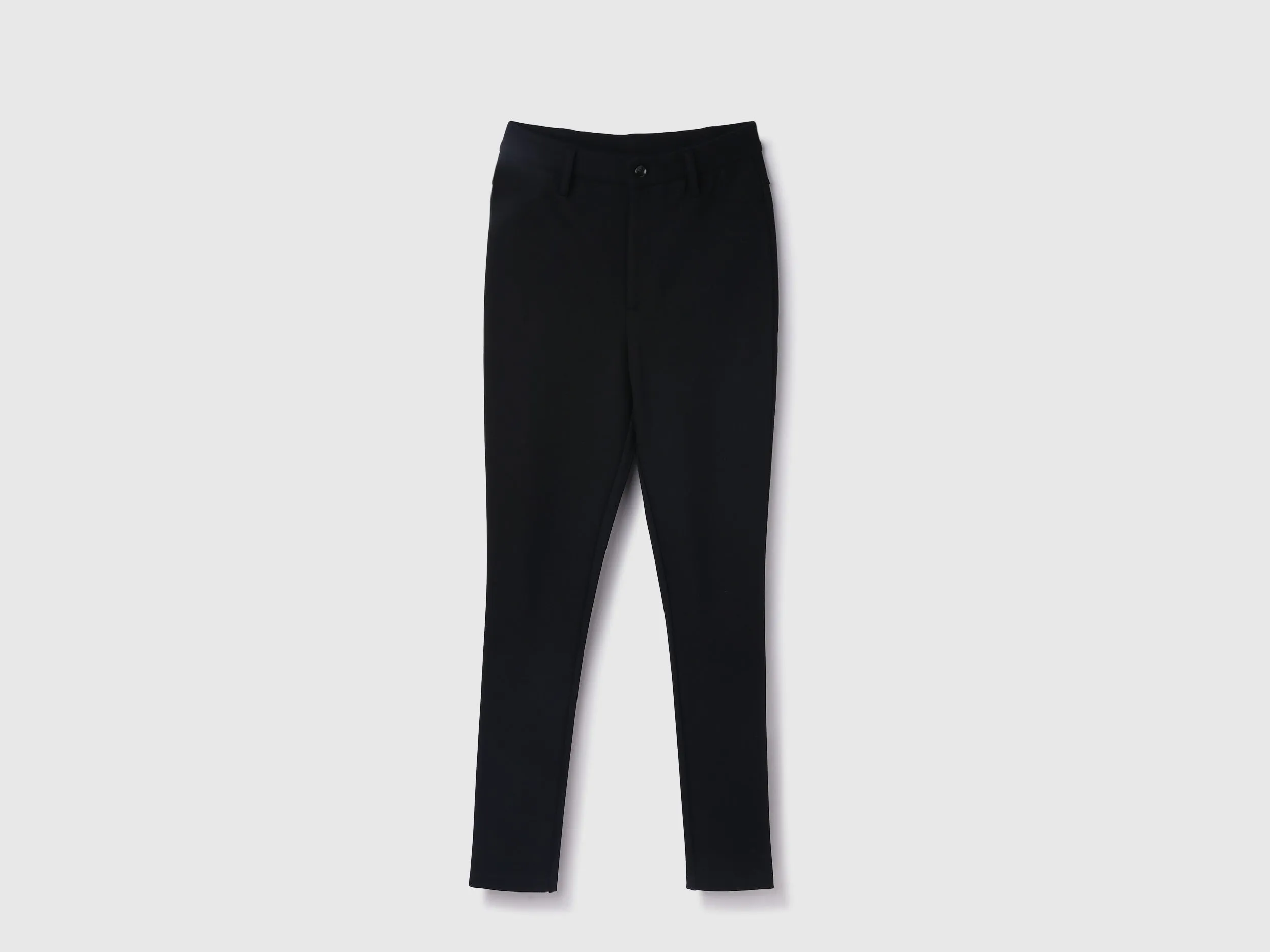 Viscose Blend Solid Regular Length Women Trousers
