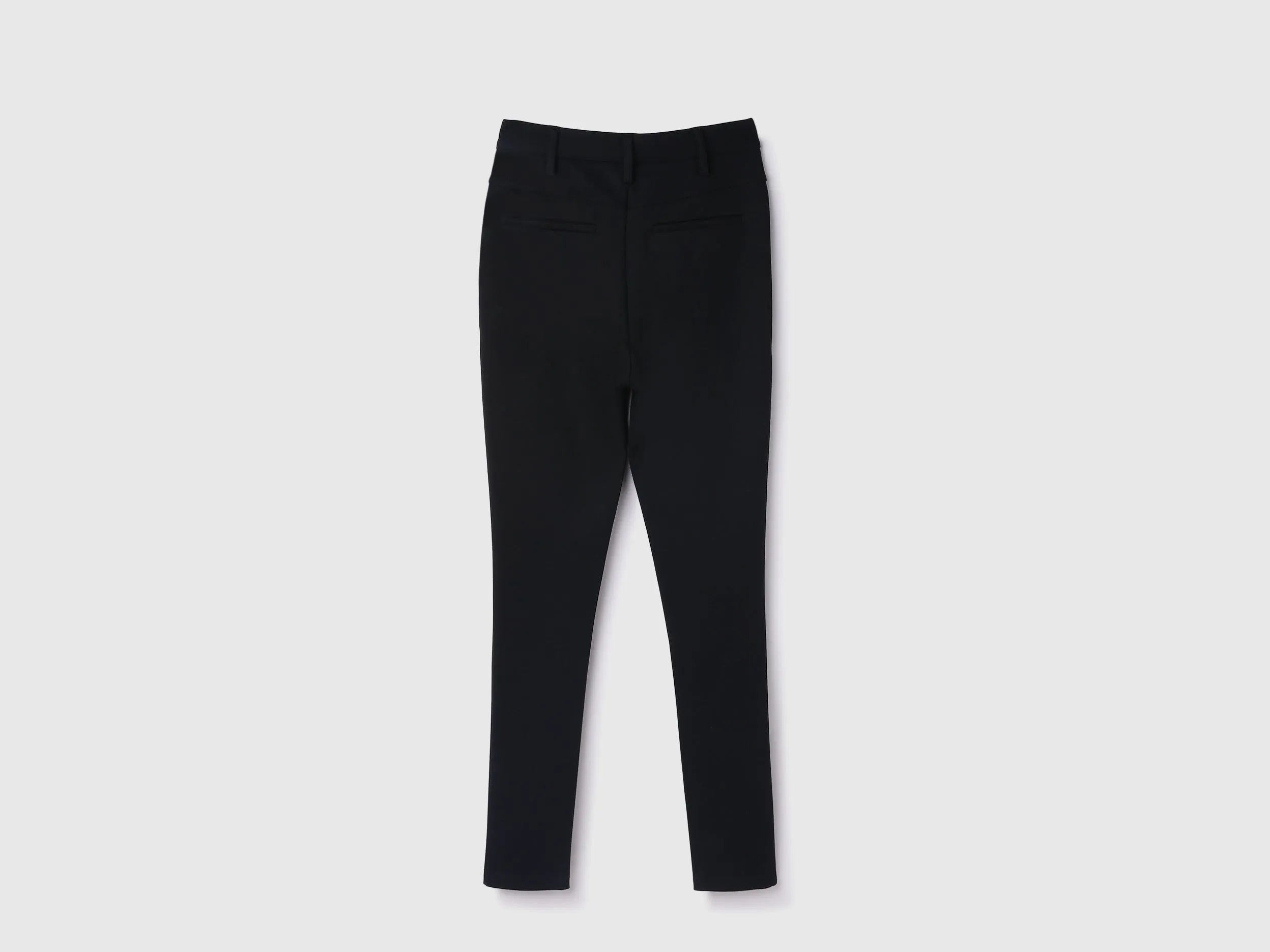 Viscose Blend Solid Regular Length Women Trousers