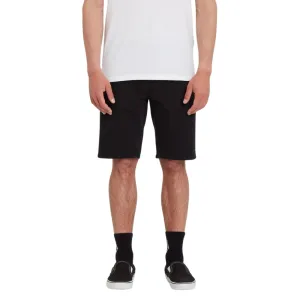 Volcom Solver Denim Short - Black Out