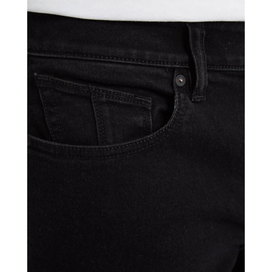 Volcom Solver Denim Short - Black Out