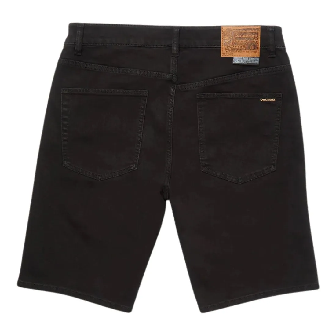 Volcom Solver Denim Short - Black Out
