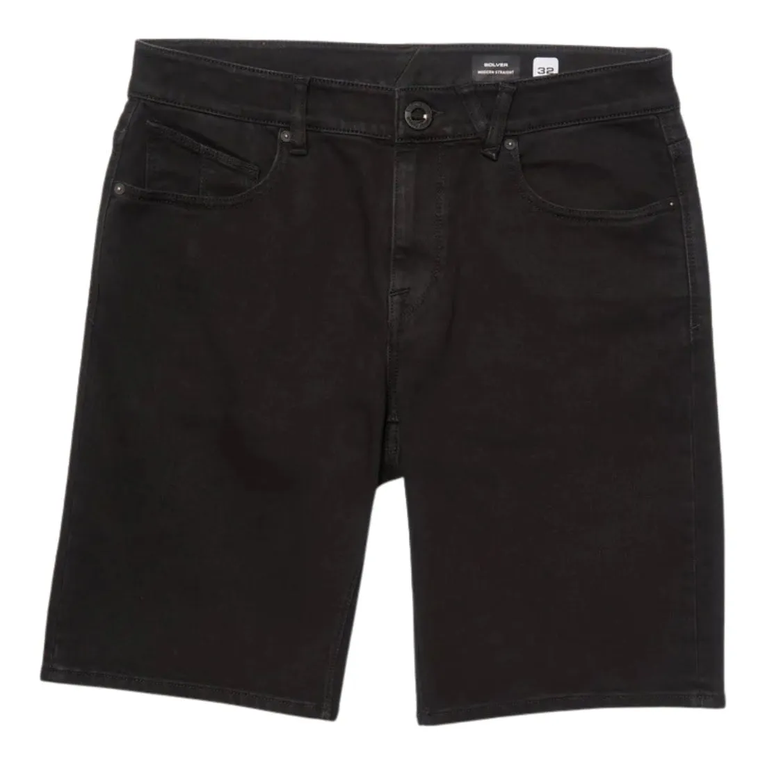 Volcom Solver Denim Short - Black Out