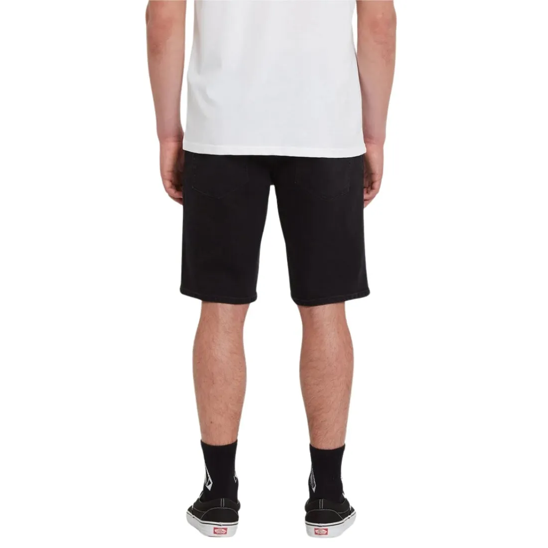 Volcom Solver Denim Short - Black Out