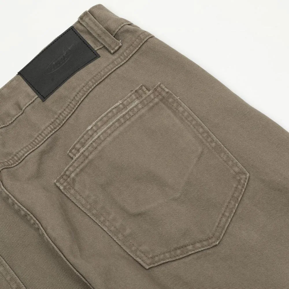 Washed Jeans Men's American Style Loose Casual Straight Pants Street Tide Stitching Split Deconstructed Wide Pants