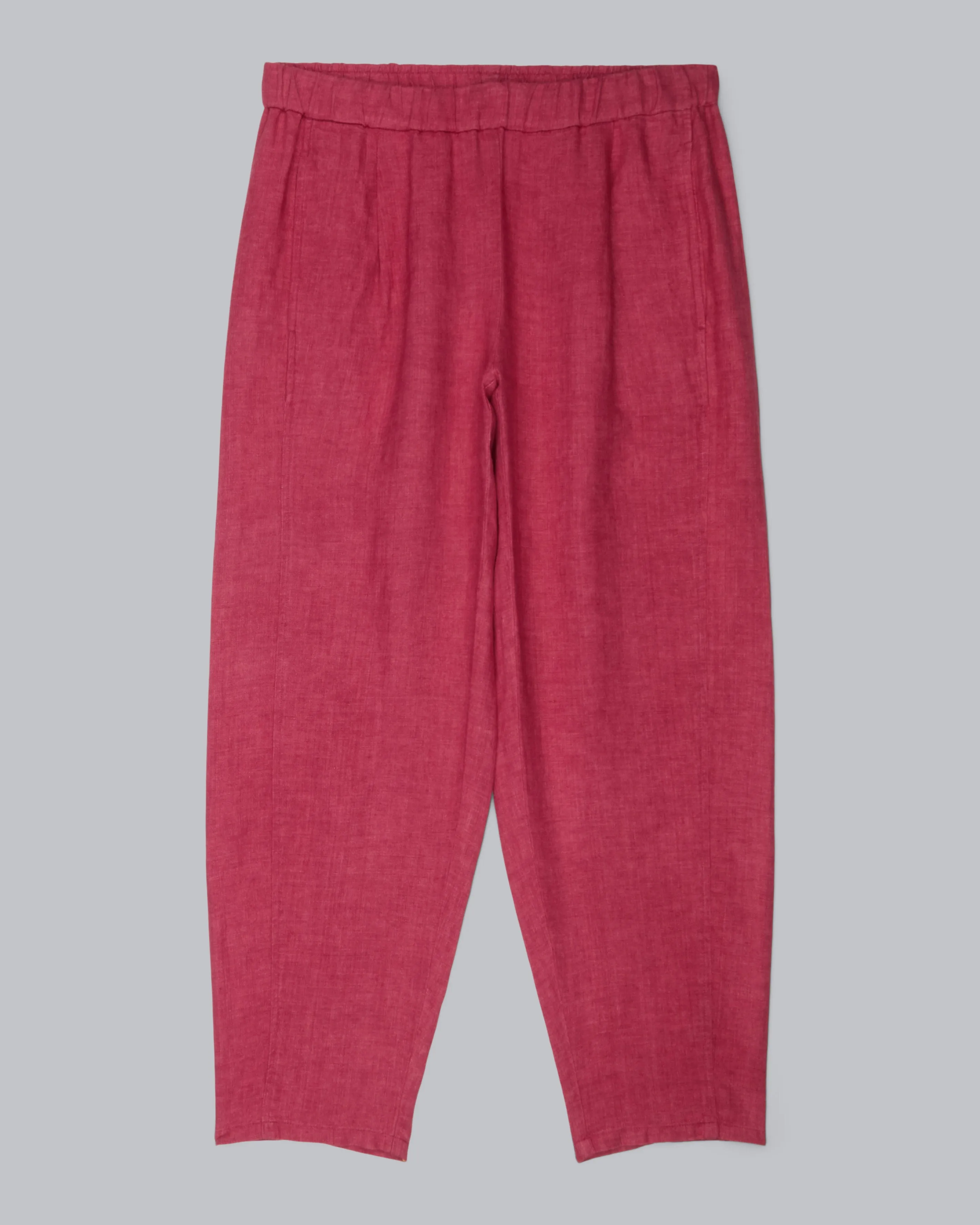 Washed Organic Linen Delave Pant