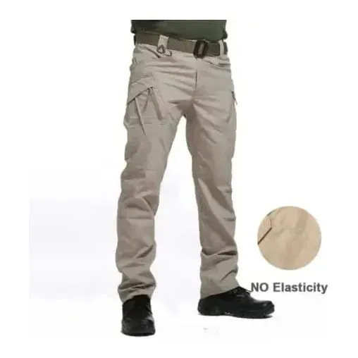 Wear Resistant Work Pant Man Multi-Pocket Straight Cargo Trousers Outdoor Jogging Tactical Pants Spring Autumn Casual Trousers