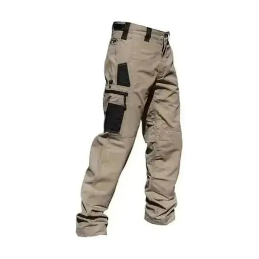 Wear Resistant Work Pant Man Multi-Pocket Straight Cargo Trousers Outdoor Jogging Tactical Pants Spring Autumn Casual Trousers