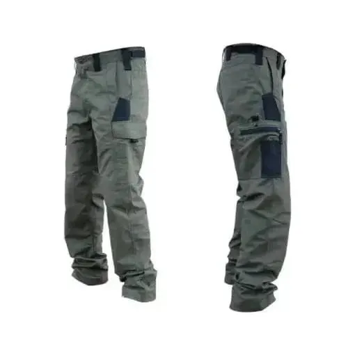 Wear Resistant Work Pant Man Multi-Pocket Straight Cargo Trousers Outdoor Jogging Tactical Pants Spring Autumn Casual Trousers