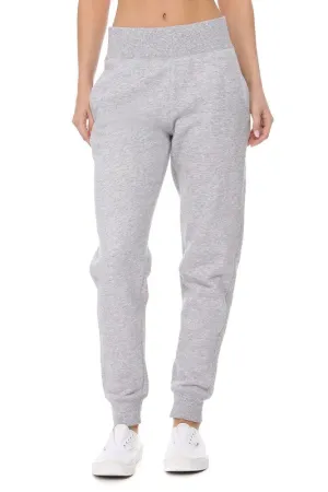 Wesley Wide Elastic Waistband Fleece Joggers // 4 COLORS