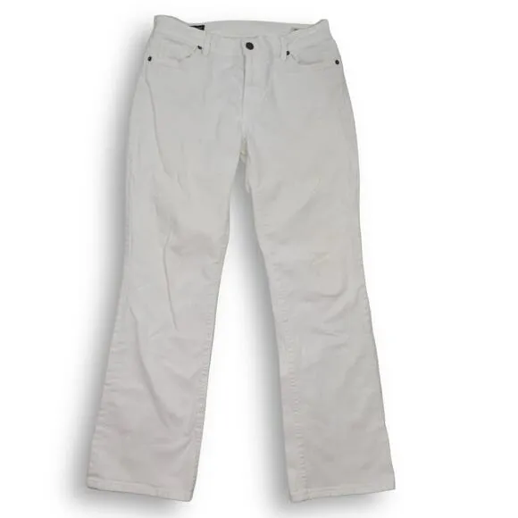 White Bootcut Jeans Citizens of Humanity Amber Denim Cotton Stretch High Rise 31
