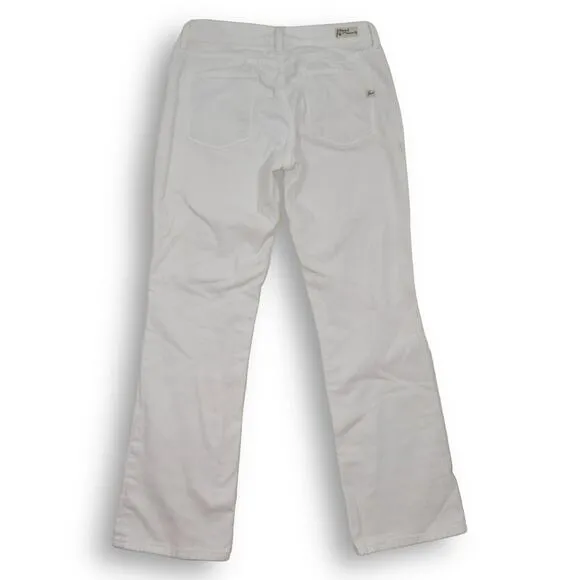 White Bootcut Jeans Citizens of Humanity Amber Denim Cotton Stretch High Rise 31