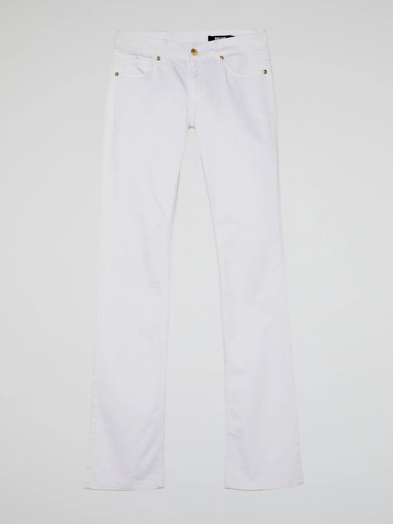 White Bootcut Jeans