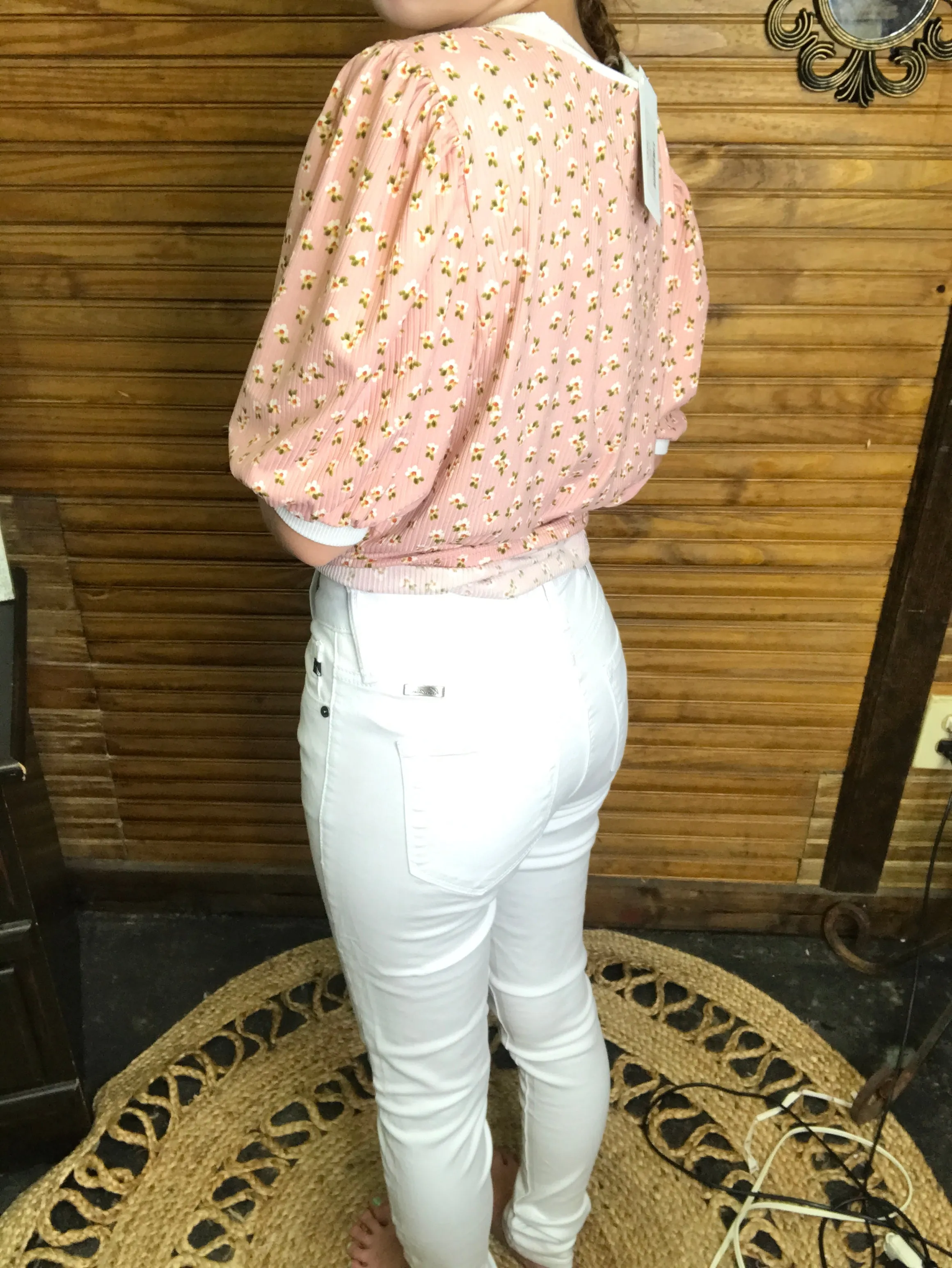 White KanKan Skinny Jeans