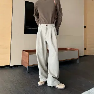 Wide-Leg Casual Pants