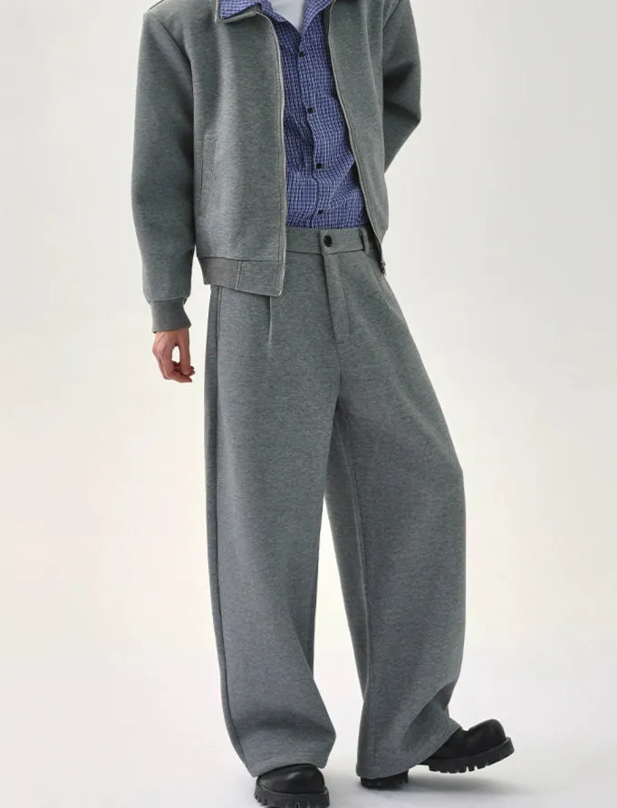 Wide-Leg Casual Pants