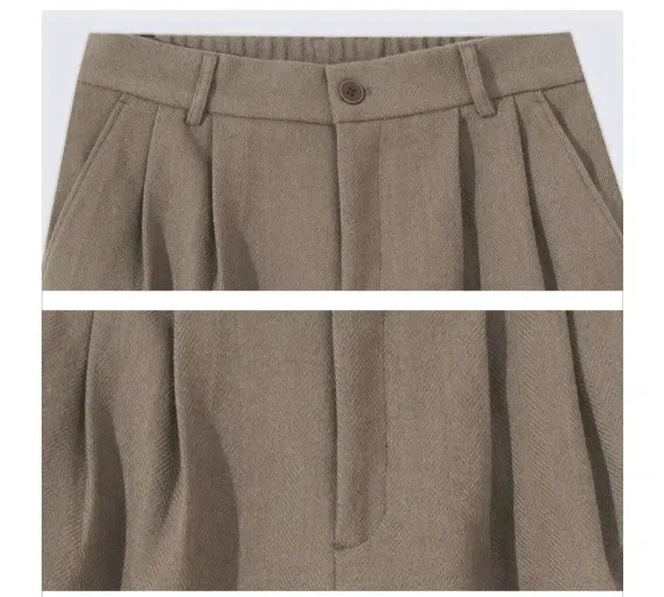 Wide-Leg Casual Pants