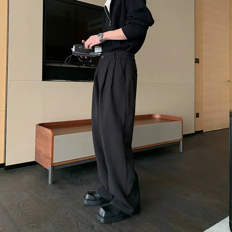 Wide-Leg Casual Pants