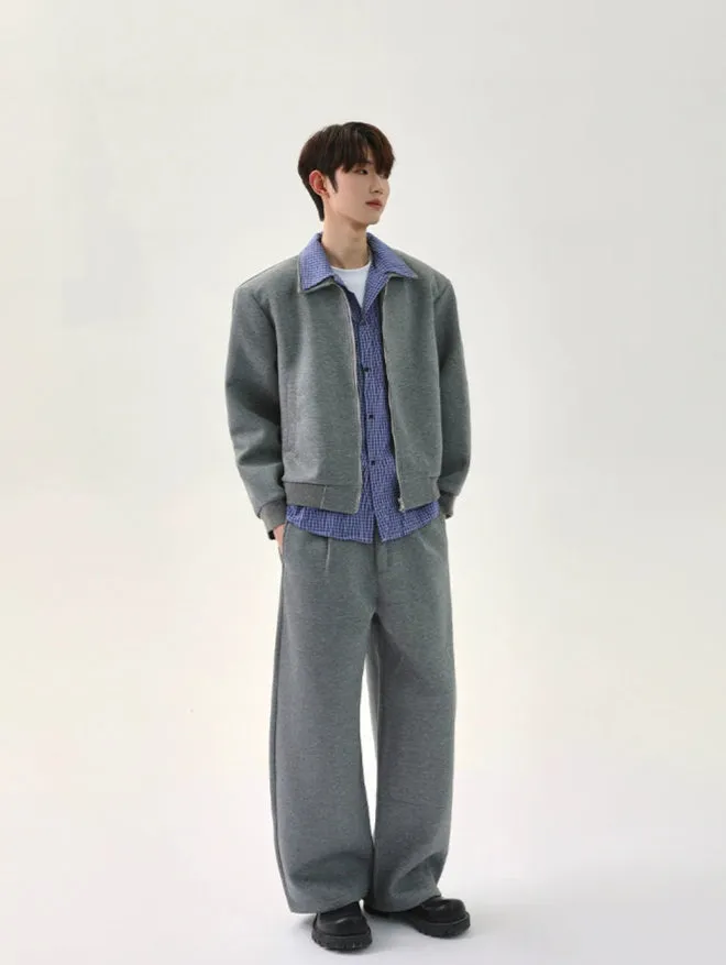Wide-Leg Casual Pants