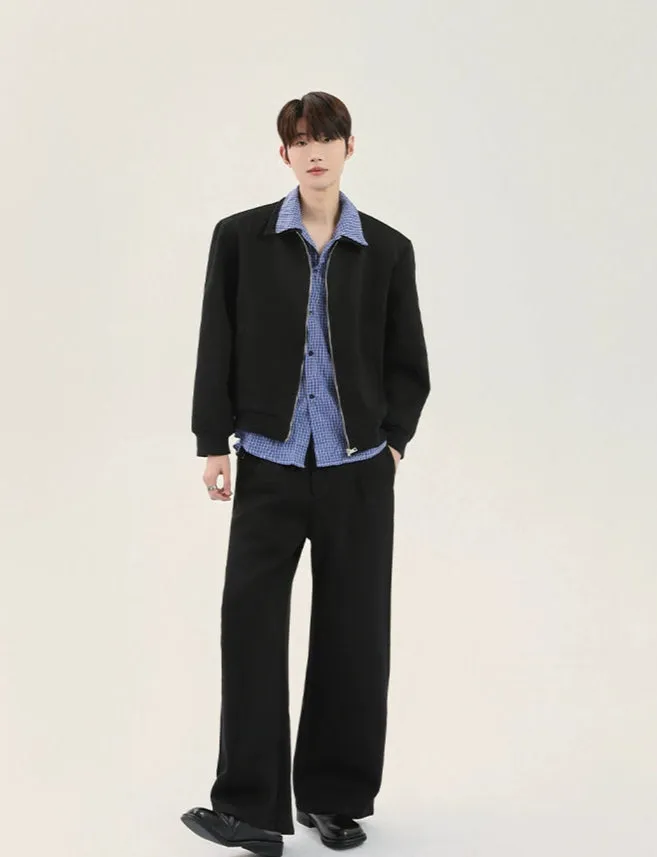 Wide-Leg Casual Pants