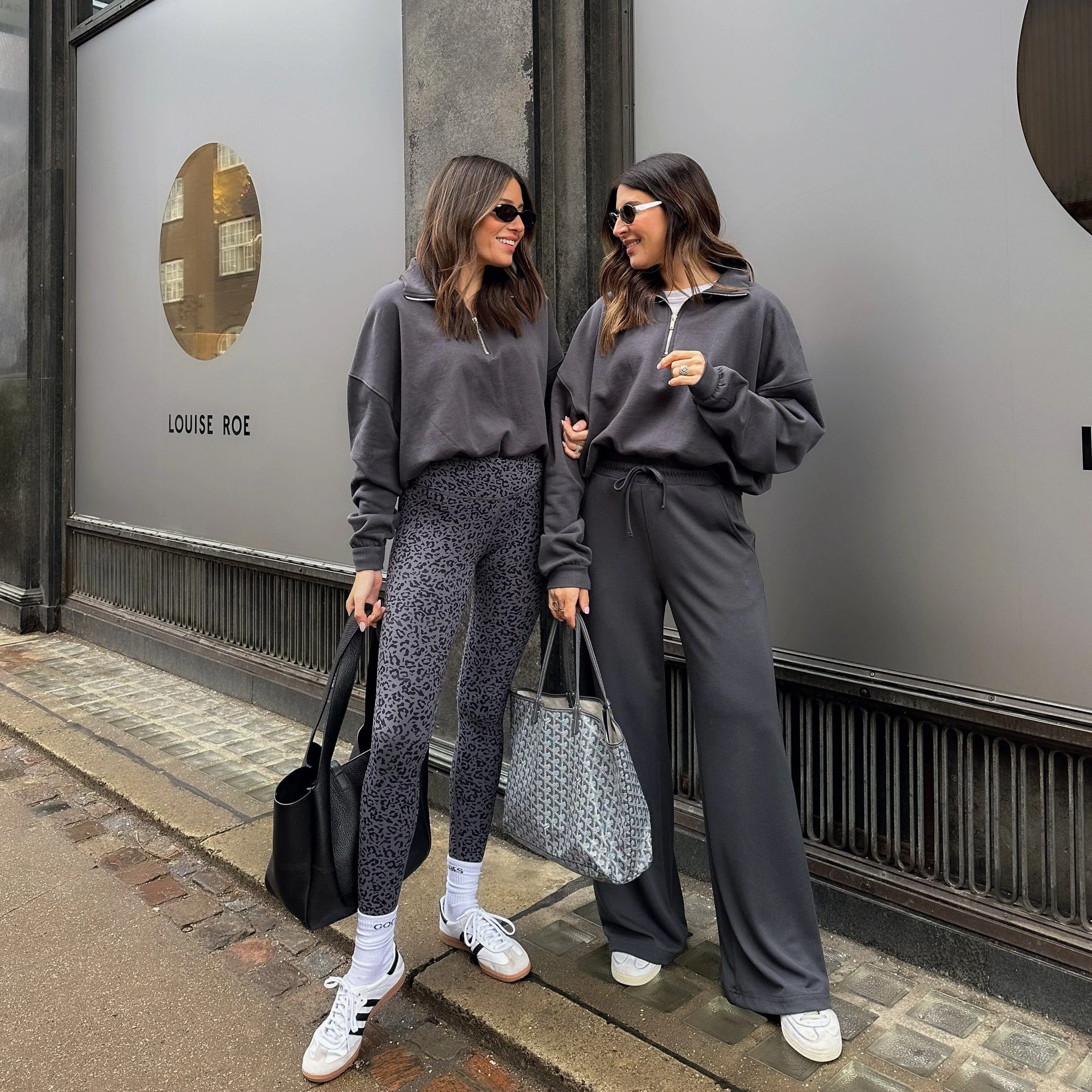 WIDE LEG JOGGERS - PETROL