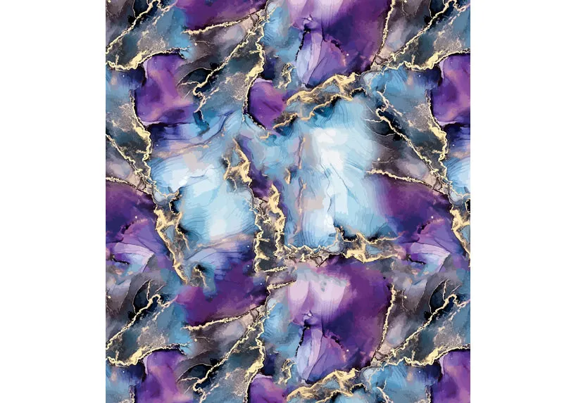 Winter Mystical Marble Leggings with Pockets