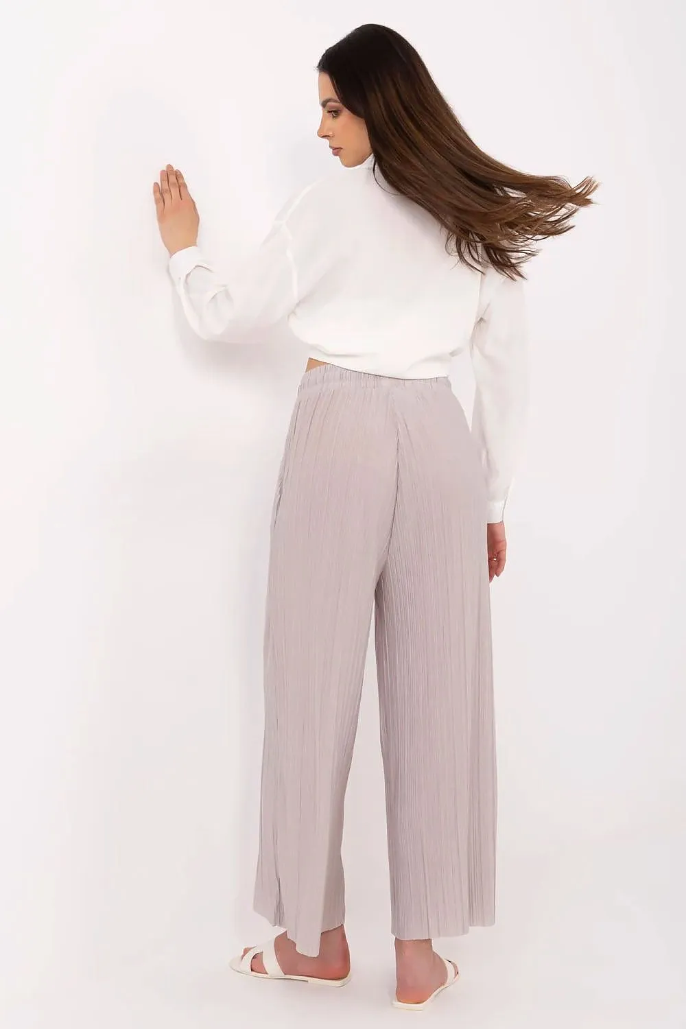 Women high waist casual trousers