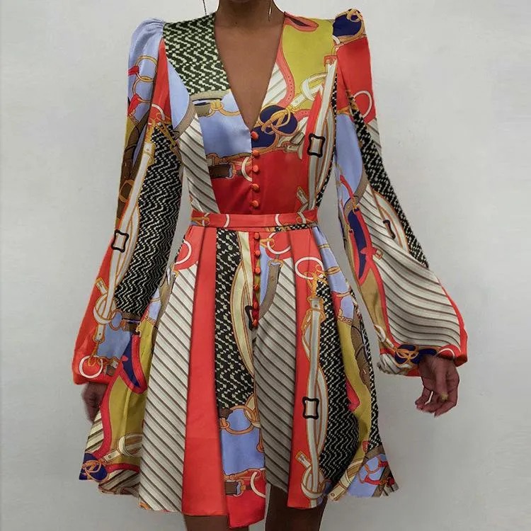 Women Long Sleeves Slim Mini Dresses