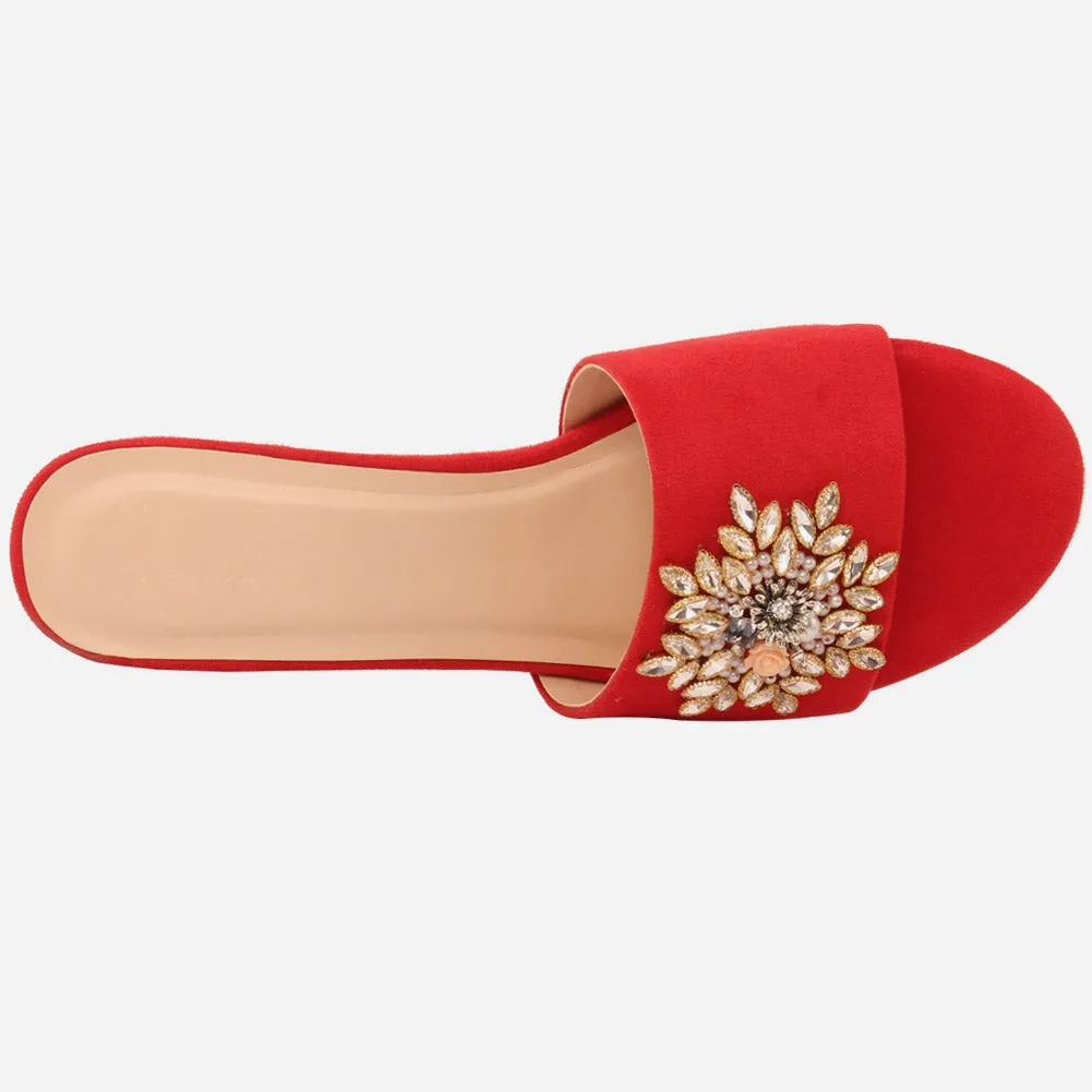 Women "Bea" Evergreen Block Heel Sandals