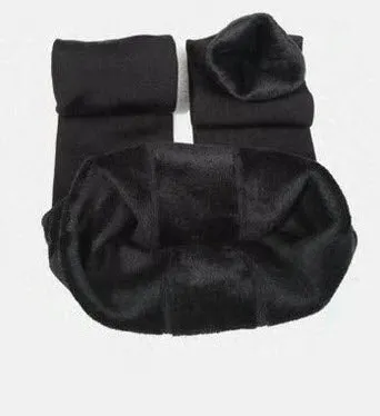 WOMEN Warm Plus Velvet Winter Leggings Ankle-Length High Waist.