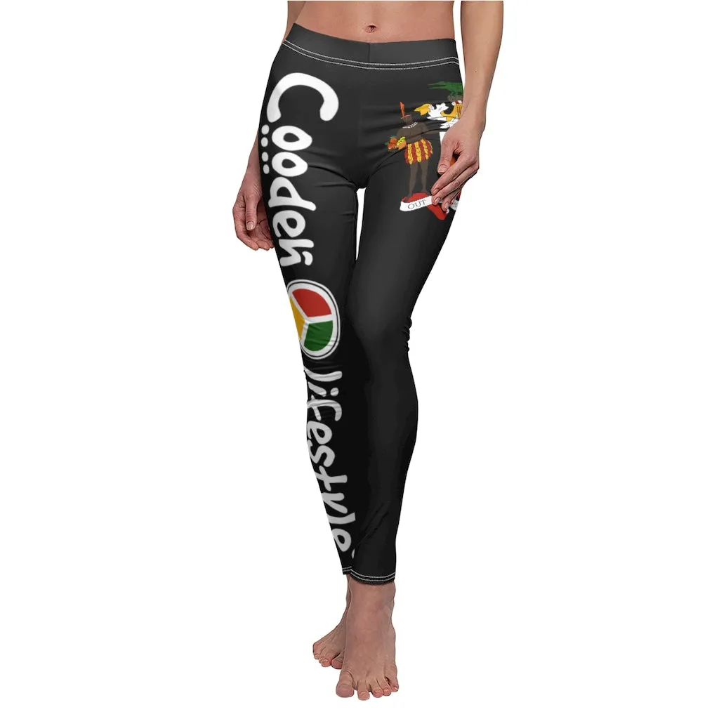 Women's Casual Leggings (JA-COA-BLK)