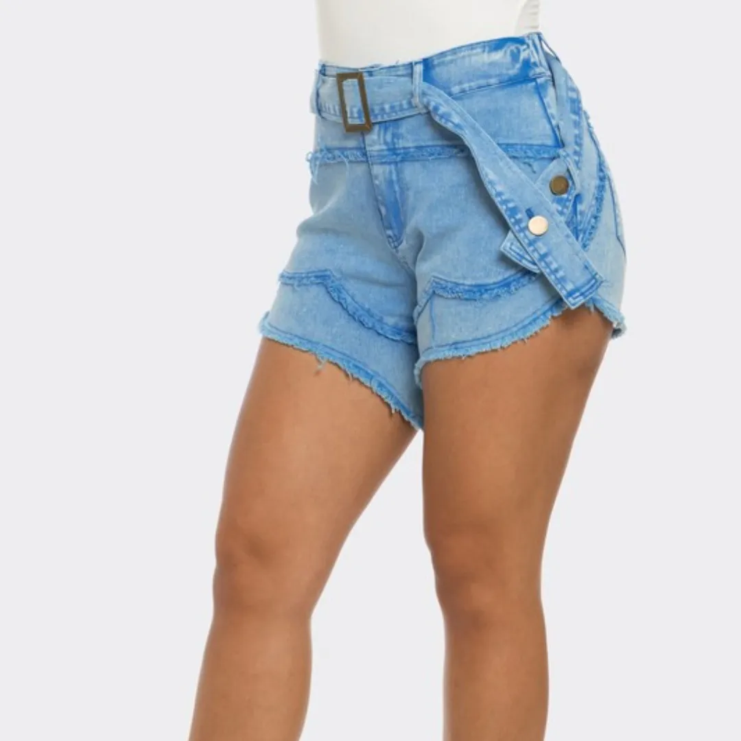 Women's Denim Blue Shorts