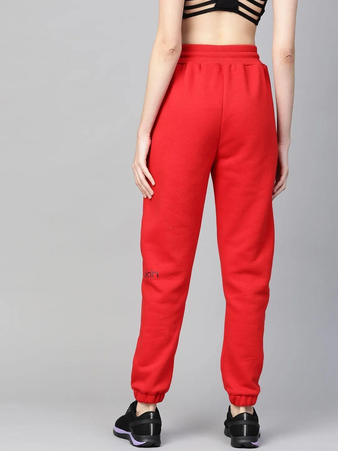 Women's Fleece winter red Jogger