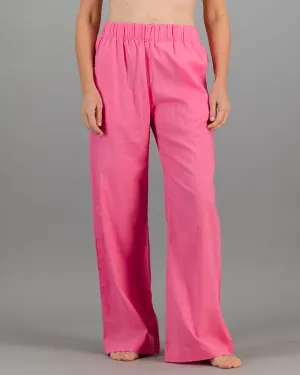 Womens Linen Pants - Pink