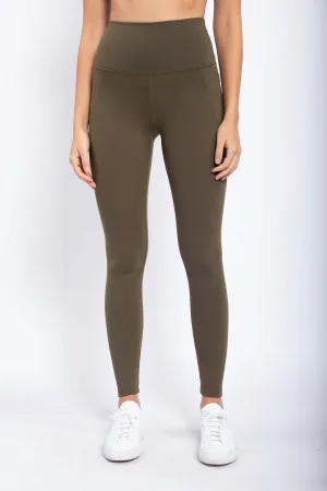 Women's Mono B | Performance Comfort Leggings | Olive