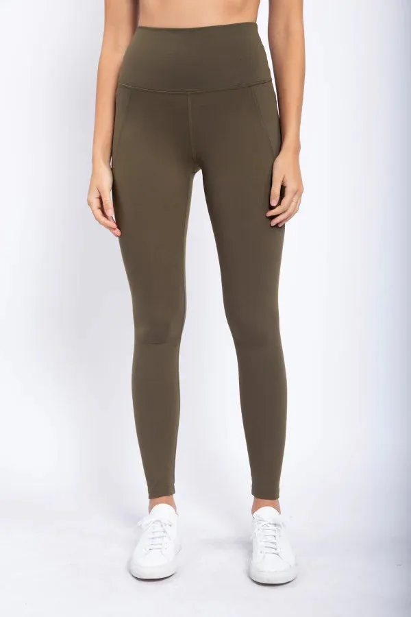 Women's Mono B | Performance Comfort Leggings | Olive