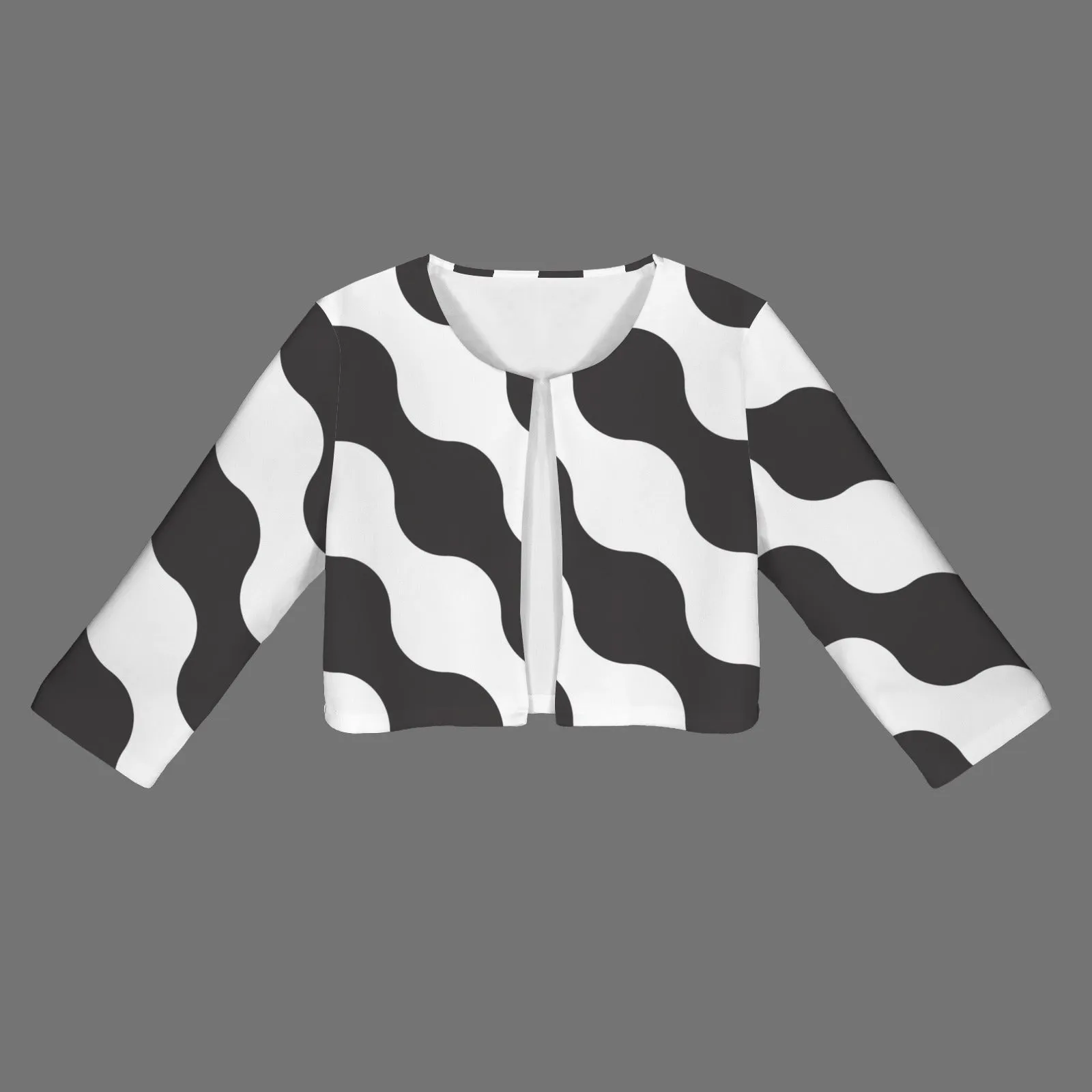 Women's Open Front Cropped Blazer