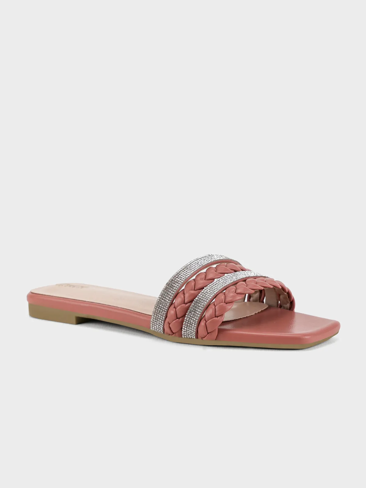 Womens "STEPCHIC" Flat Casual Slippers